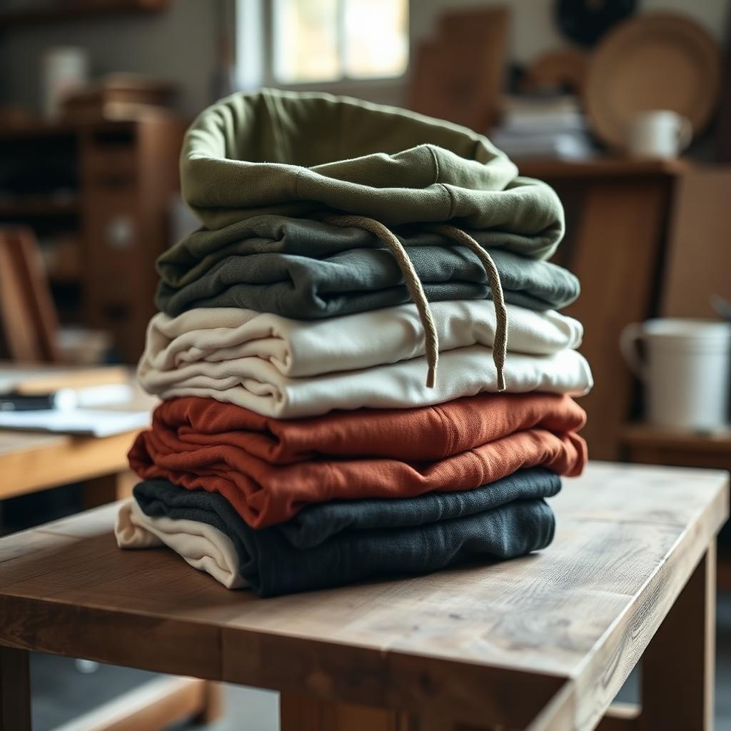 Sérmerktur fatnaður / Custom printed apparel